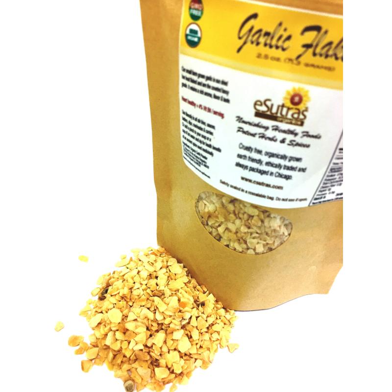 Garlic Flakes (minced) Organic
