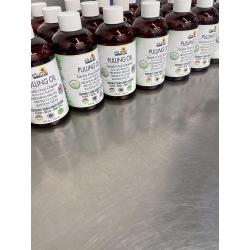 Pulling Oil Organic Herbal Mouthwash Teeth Whitener